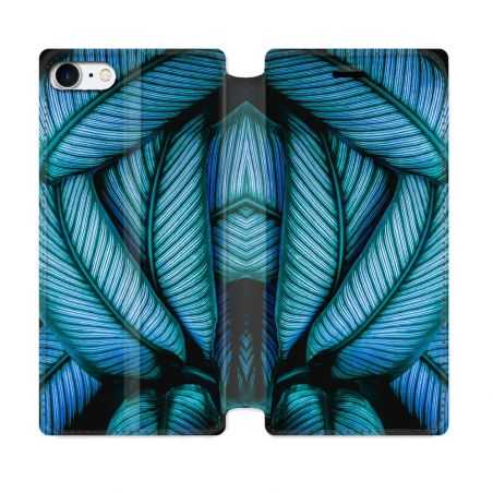 Housse Cuir Portefeuille Pour Iphone 7 / 8 / SE (2020 / 2022) Nature Feuille Palmier