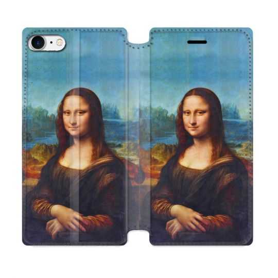 Housse Cuir Portefeuille Pour Iphone 7 / 8 / SE (2020 / 2022) Peinture Joconde