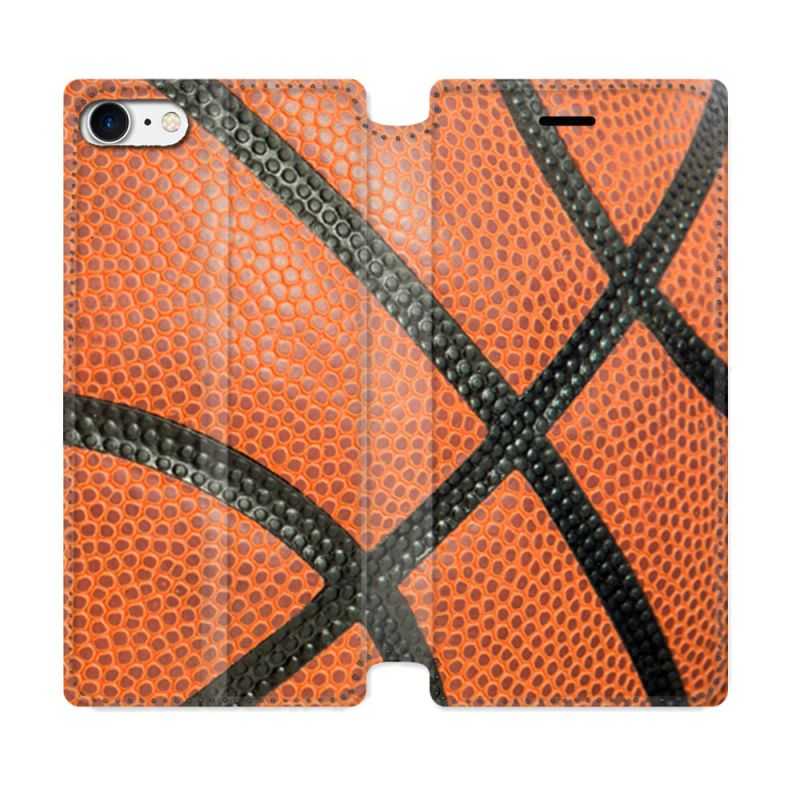 Housse Cuir Portefeuille Pour Iphone 7 / 8 / SE (2020 / 2022) Sport Ballon Basket