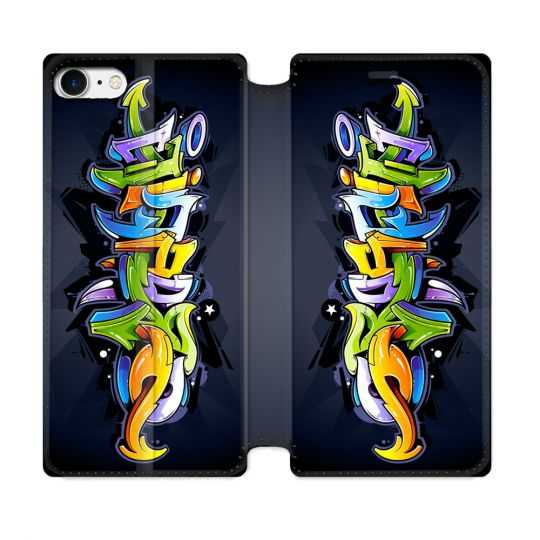 Housse Cuir Portefeuille Pour Iphone 7 / 8 / SE (2020 / 2022) Street Art Graffiti