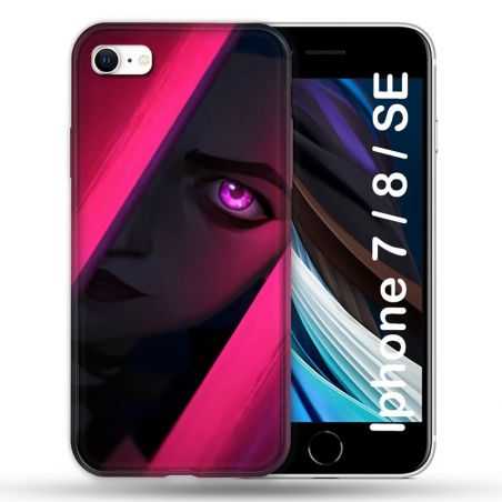 Coque Pour Iphone 7 / 8 / SE (2020 / 2022) Arcane Jynx Rose
