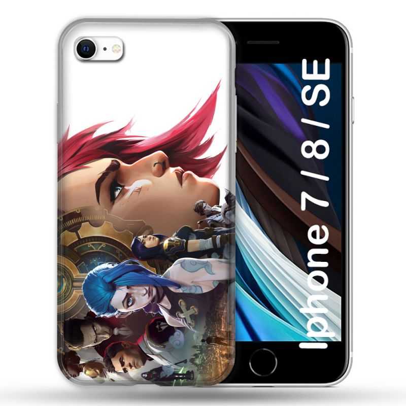Coque Pour Iphone 7 / 8 / SE (2020 / 2022) Arcane Jynx Sœur