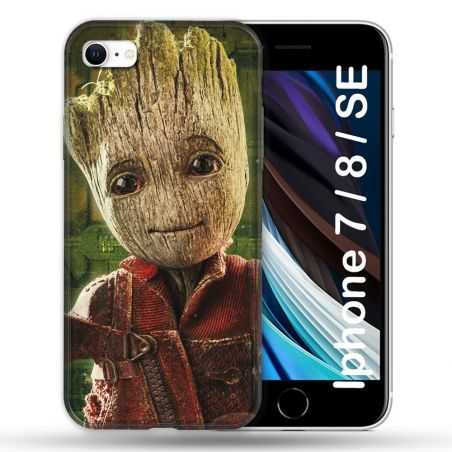 Coque Pour Iphone 7 / 8 / SE (2020 / 2022) Groot Vert