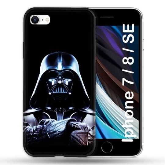 Coque Pour Iphone 7 / 8 / SE (2020 / 2022) Star Wars - Dark Vador Noir