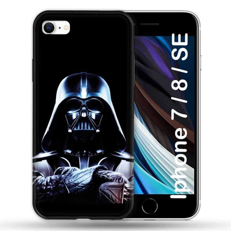 Coque Pour Iphone 7 / 8 / SE (2020 / 2022) Star Wars - Dark Vador Noir