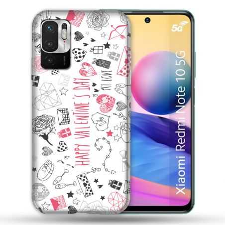Coque Pour Xiaomi Redmi Note 10 5G Amour Valentines