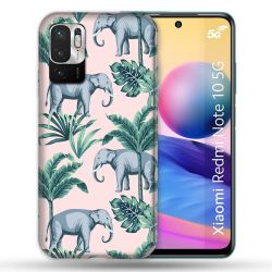 Coque Pour Xiaomi Redmi Note 10 5G Animal Elephant Pattern