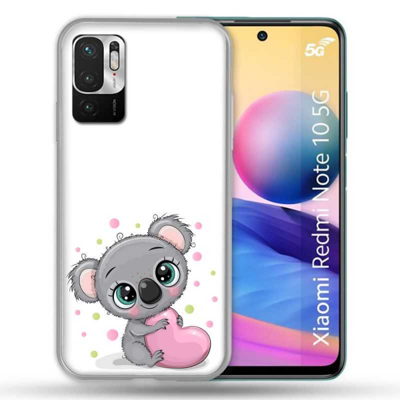 Coque Pour Xiaomi Redmi Note 10 5G Animal Koala Cœur