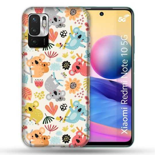 Coque Pour Xiaomi Redmi Note 10 5G Animal Koala Pattern