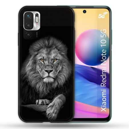 Coque Pour Xiaomi Redmi Note 10 5G Animal Lion Majestueux