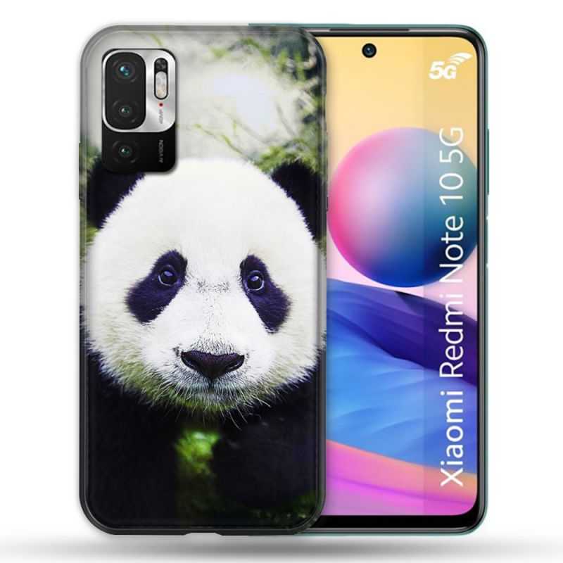Coque Pour Xiaomi Redmi Note 10 5G Animal Panda Color