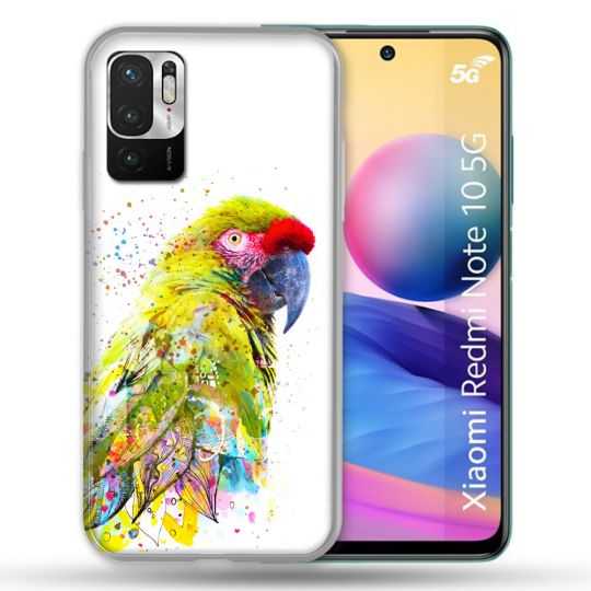 Coque Pour Xiaomi Redmi Note 10 5G Animal Perroquet Jaune