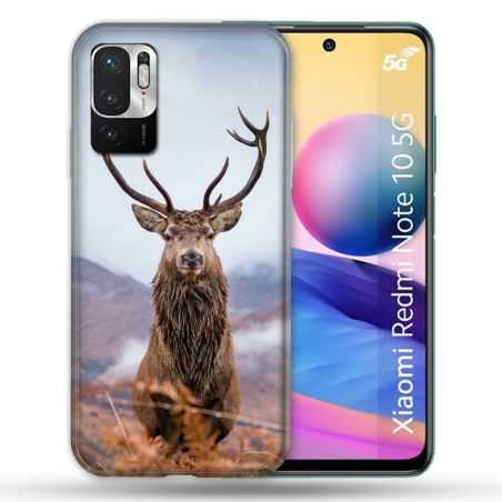 Coque Pour Xiaomi Redmi Note 10 5G Chasse Chevreuil Montagne