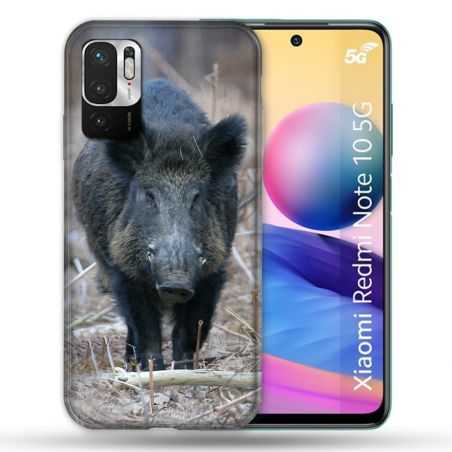 Coque Pour Xiaomi Redmi Note 10 5G Chasse Sanglier Pin