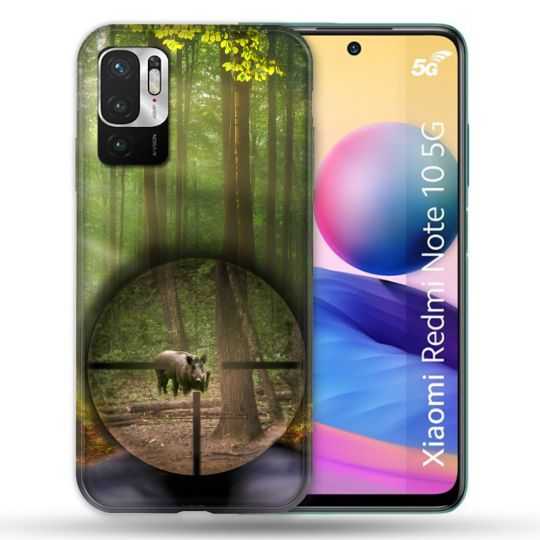 Coque Pour Xiaomi Redmi Note 10 5G Chasse Sanglier Viseur