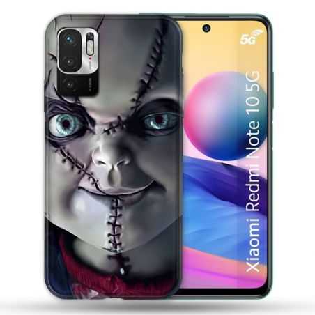 Coque Pour Xiaomi Redmi Note 10 5G Horreur Chucky Cicatrice