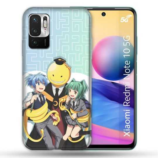 Coque Pour Xiaomi Redmi Note 10 5G Manga Assassination Classroom Kuro Trio