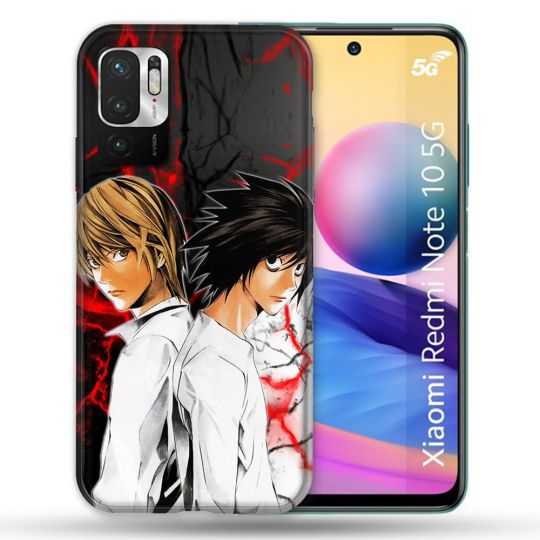 Coque Pour Xiaomi Redmi Note 10 5G Manga Death Note Duo