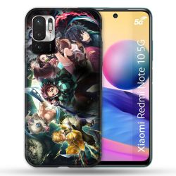 Coque Pour Xiaomi Redmi Note 10 5G Manga Demon Slayer Groupe