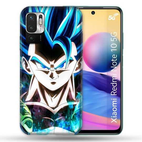 Coque Pour Xiaomi Redmi Note 10 5G Manga Dragon Ball Gogeta Visage