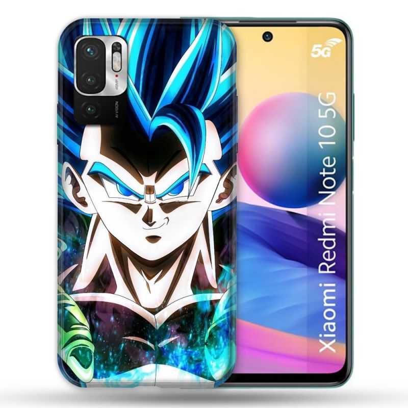Coque Pour Xiaomi Redmi Note 10 5G Manga Dragon Ball Gogeta Visage