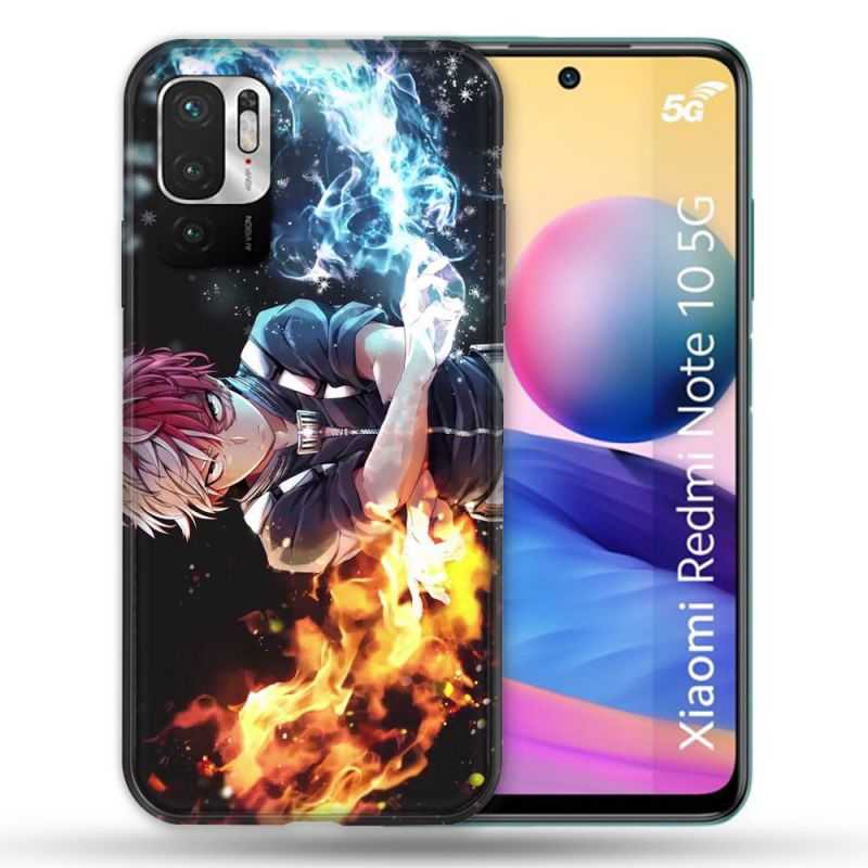Coque Pour Xiaomi Redmi Note 10 5G Manga My Hero Academia Shoto