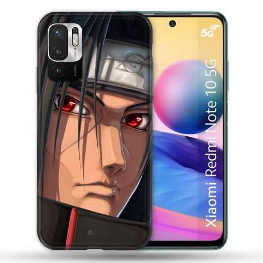 Coque Pour Xiaomi Redmi Note 10 5G Manga Naruto Itachi Visage