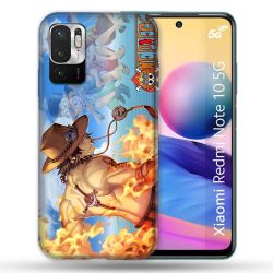 Coque Pour Xiaomi Redmi Note 10 5G Manga One Piece Ace Color