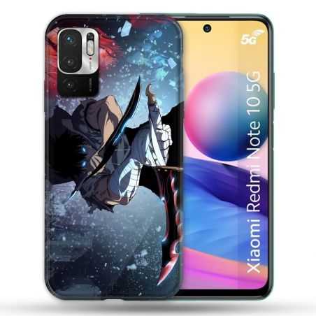 Coque Pour Xiaomi Redmi Note 10 5G Manga Solo Leveling Sung Epee