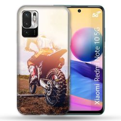Coque Pour Xiaomi Redmi Note 10 5G Moto Cross Soleil