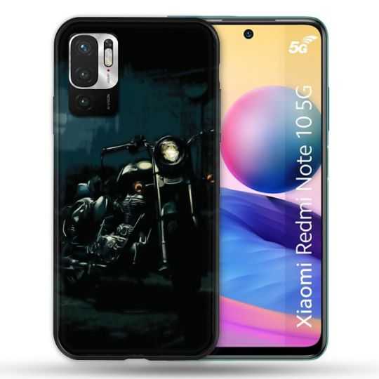 Coque Pour Xiaomi Redmi Note 10 5G Moto Harley Vintage