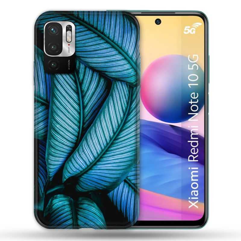 Coque Pour Xiaomi Redmi Note 10 5G Nature Feuille Palmier