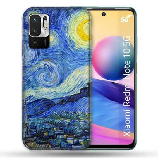 Coque Pour Xiaomi Redmi Note 10 5G Peinture La nuit étoilée
