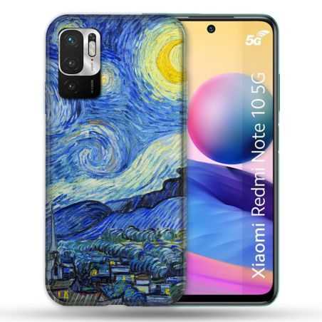 Coque Pour Xiaomi Redmi Note 10 5G Peinture La nuit étoilée