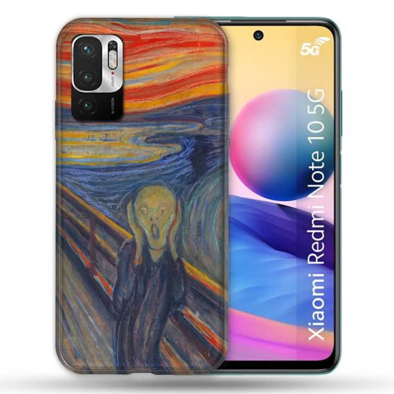 Coque Pour Xiaomi Redmi Note 10 5G Peinture Le Cri