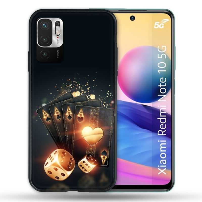 Coque Pour Xiaomi Redmi Note 10 5G Poker Des