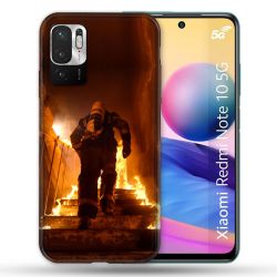 Coque Pour Xiaomi Redmi Note 10 5G Pompier Escalier