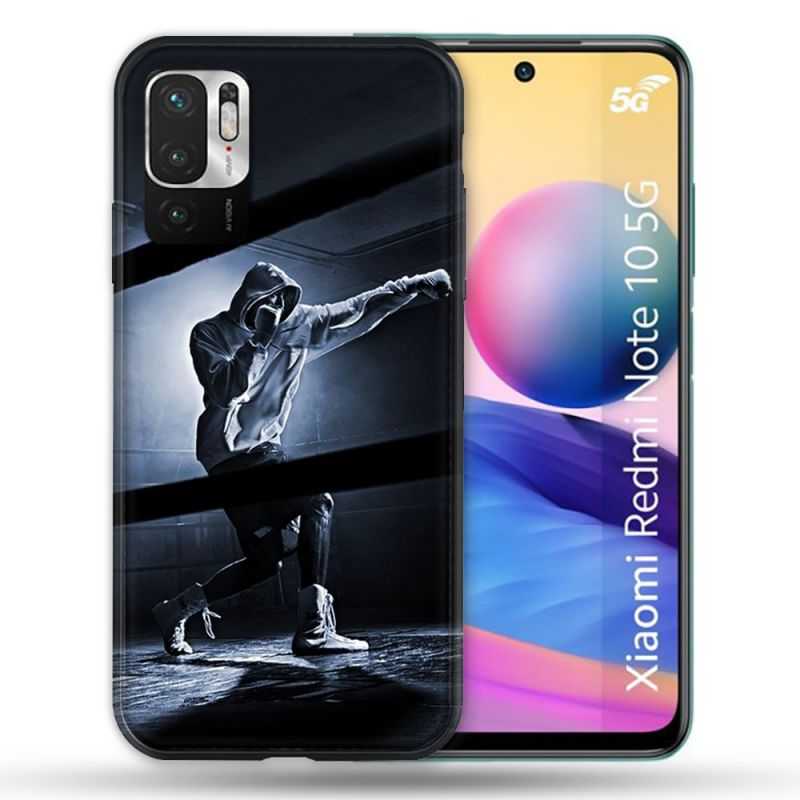 Coque Pour Xiaomi Redmi Note 10 5G Sport Boxe Poing