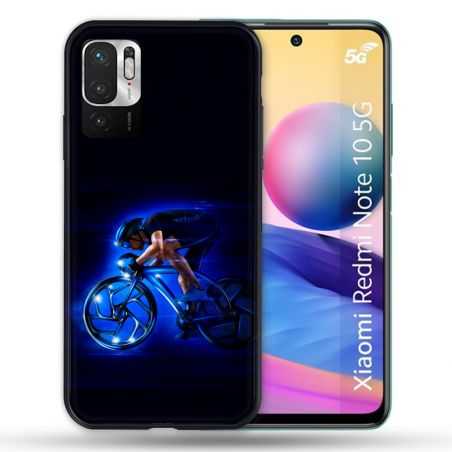 Coque Pour Xiaomi Redmi Note 10 5G Sport Cyclisme Bleu