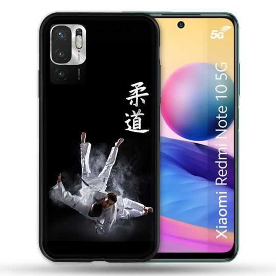 Coque Pour Xiaomi Redmi Note 10 5G Sport Judo Noir