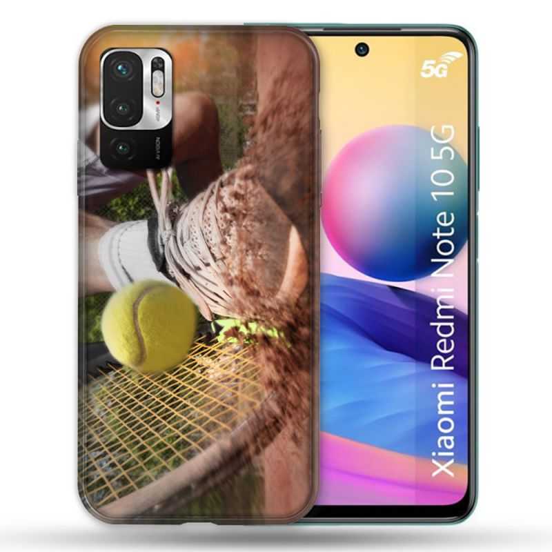 Coque Pour Xiaomi Redmi Note 10 5G Sport Tennis Glissade