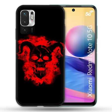 Coque Pour Xiaomi Redmi Note 10 5G Tete de Mort Diable