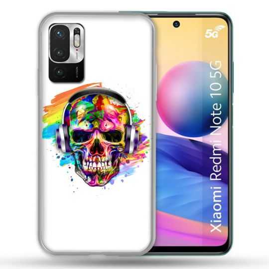 Coque Pour Xiaomi Redmi Note 10 5G Tete de Mort Tag