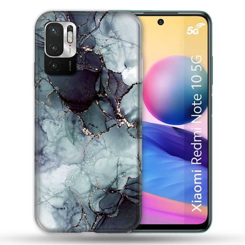 Coque Pour Xiaomi Redmi Note 10 5G Texture Marbre Gris