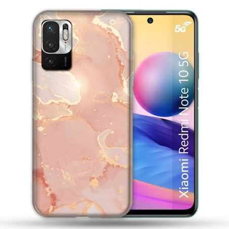 Coque Pour Xiaomi Redmi Note 10 5G Texture Marbre Rose