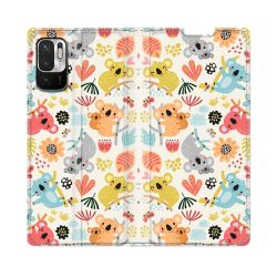 Housse Cuir Portefeuille Pour Redmi Note 10 5G Animal Koala Pattern