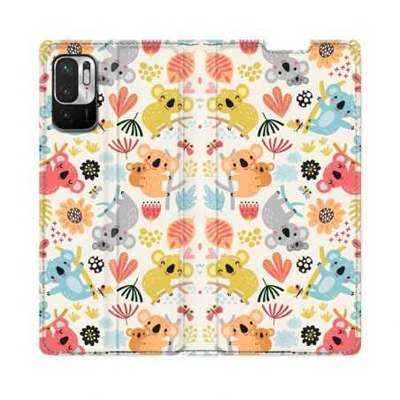 Housse Cuir Portefeuille Pour Redmi Note 10 5G Animal Koala Pattern