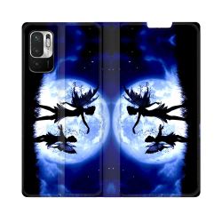 Housse Cuir Portefeuille Pour Redmi Note 10 5G Fantastique Fee Lune