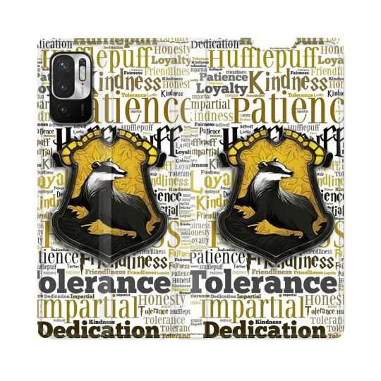 Housse Cuir Portefeuille Pour Redmi Note 10 5G Harry Potter Poursouffle