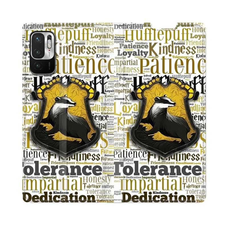 Housse Cuir Portefeuille Pour Redmi Note 10 5G Harry Potter Poursouffle